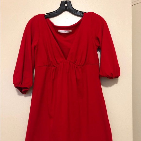 Susana Monaco Dresses & Skirts - Susana Monaco 3/4 sleeve, bright red dress